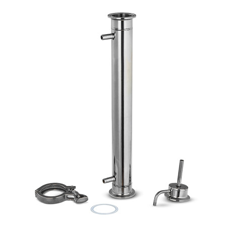 Shell-and-tube cooler "Aroma" with clamp 1,5 inches в Иваново