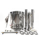 Packed distillation column 50/400/t with CLAMP (3 inches) в Иваново