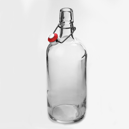 Бутылка бесцветная бугельная 1 литр в Иваново