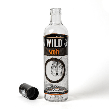 Souvenir bottle "Wolf" 0.5 liter в Иваново