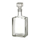 Бутылка (штоф) "Кристалл" стеклянная 0,5 литра с пробкой  в Иваново